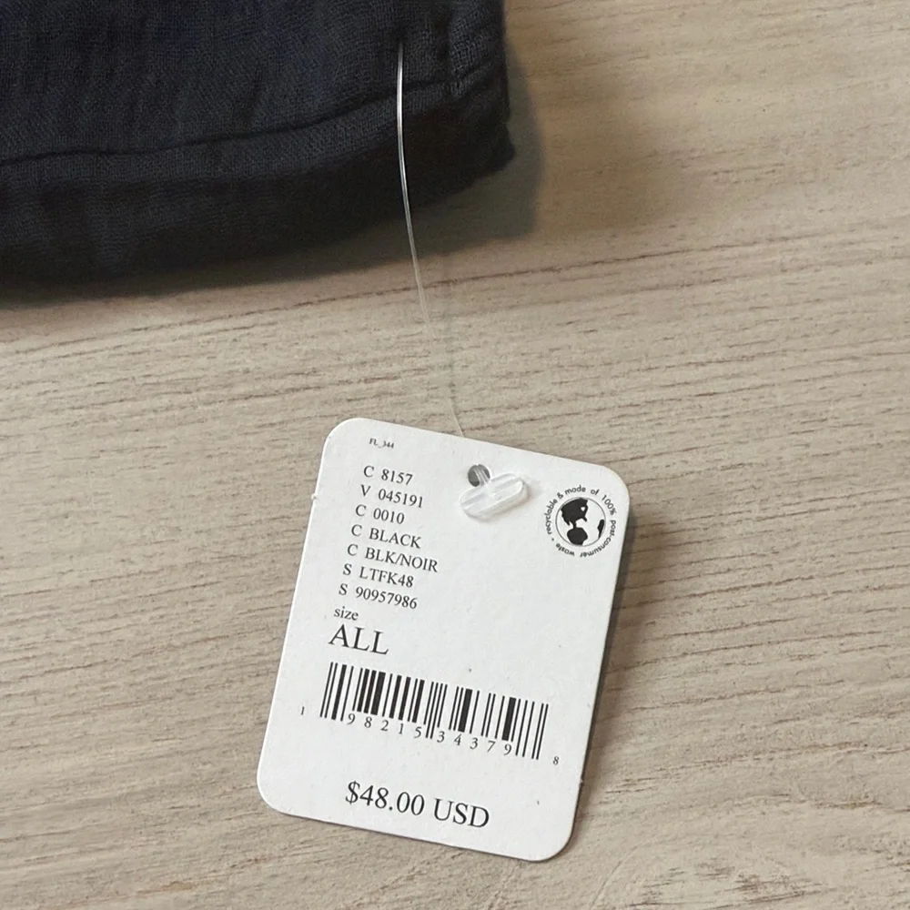 Free People Linen Twist Front Crop Pullover - Picture 5 of 7